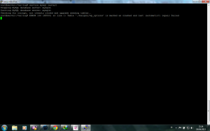 error server