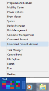 cmd admin win8