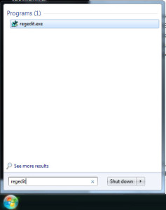 regedit